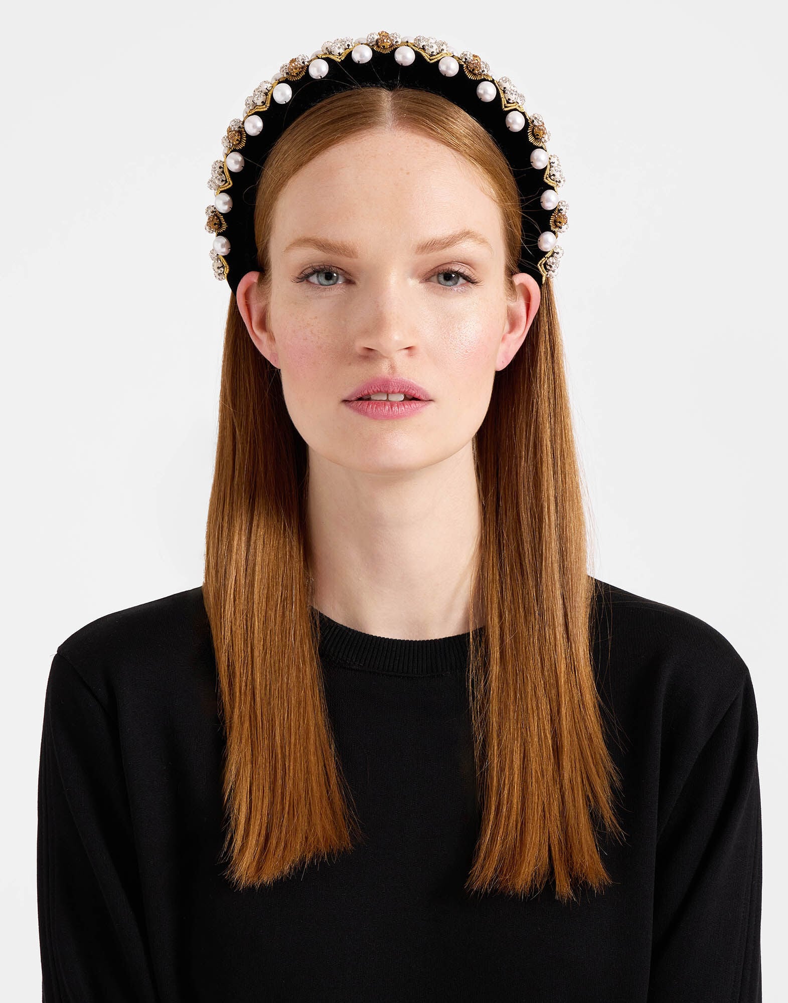 Medici Headband La DoubleJ: Solid Gold HEB0019VEL015