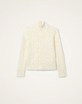 Lacey Turtleneck La DoubleJ: Solid Off White TOP0171LAC003