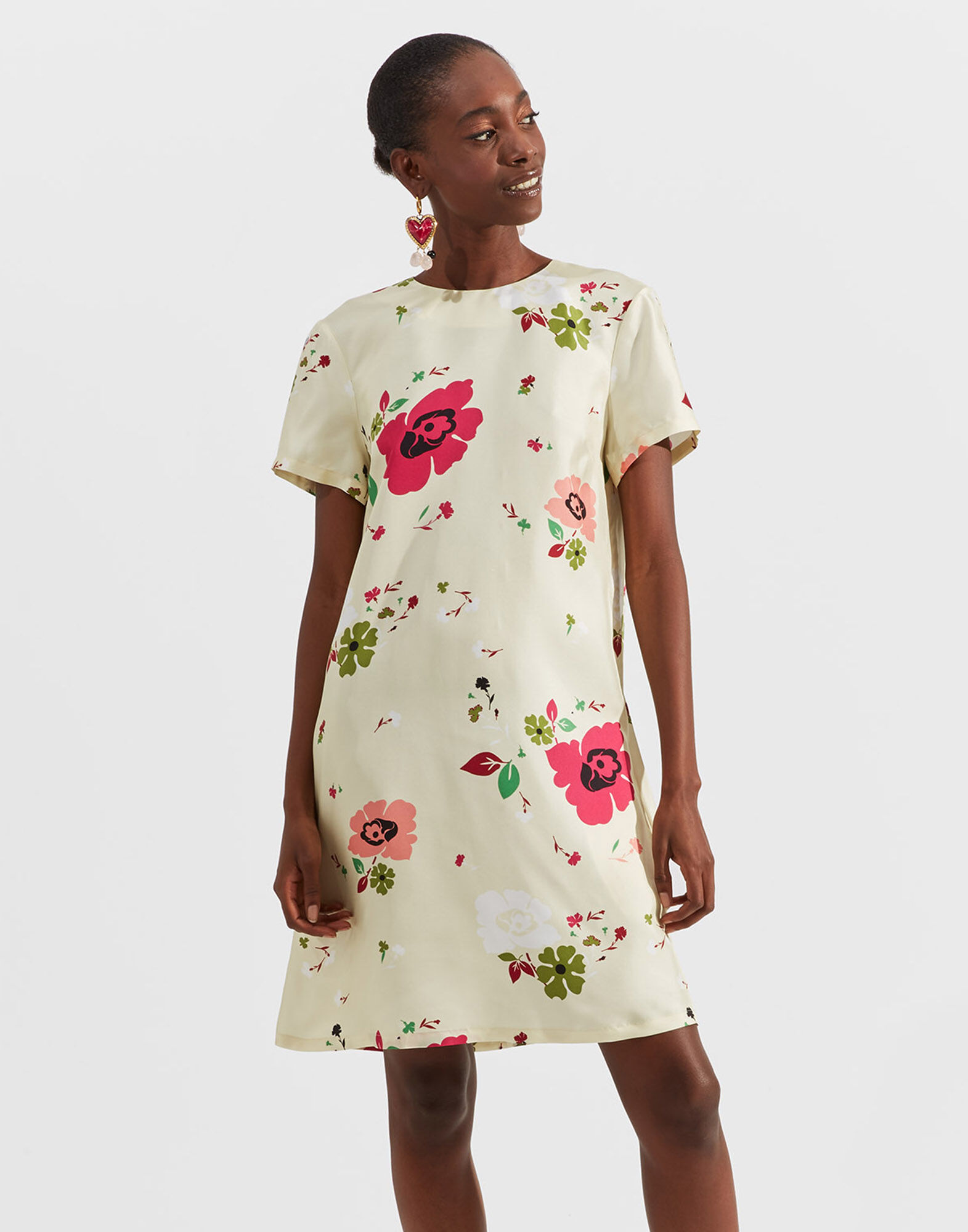 Mini Swing Dress La DoubleJ: Giardino Mini Swing Dress LaDoubleJ: Giardino DRE0963SIL006