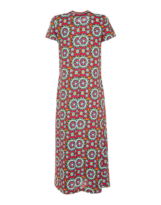 Sporty Swing Dress La DoubleJ: Kaleidoscope Fuxia Sporty Swing Dress LaDoubleJ: Kaleidoscope Fuxia DRE0247JER002