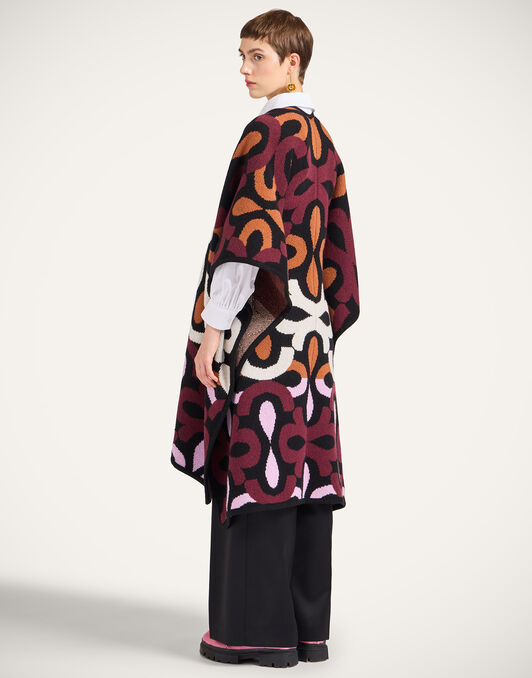Maiolika Robe La DoubleJ: Multicolor Burgundy Maiolika Robe La DoubleJ: Multicolor Burgundy SCA0090KNI184