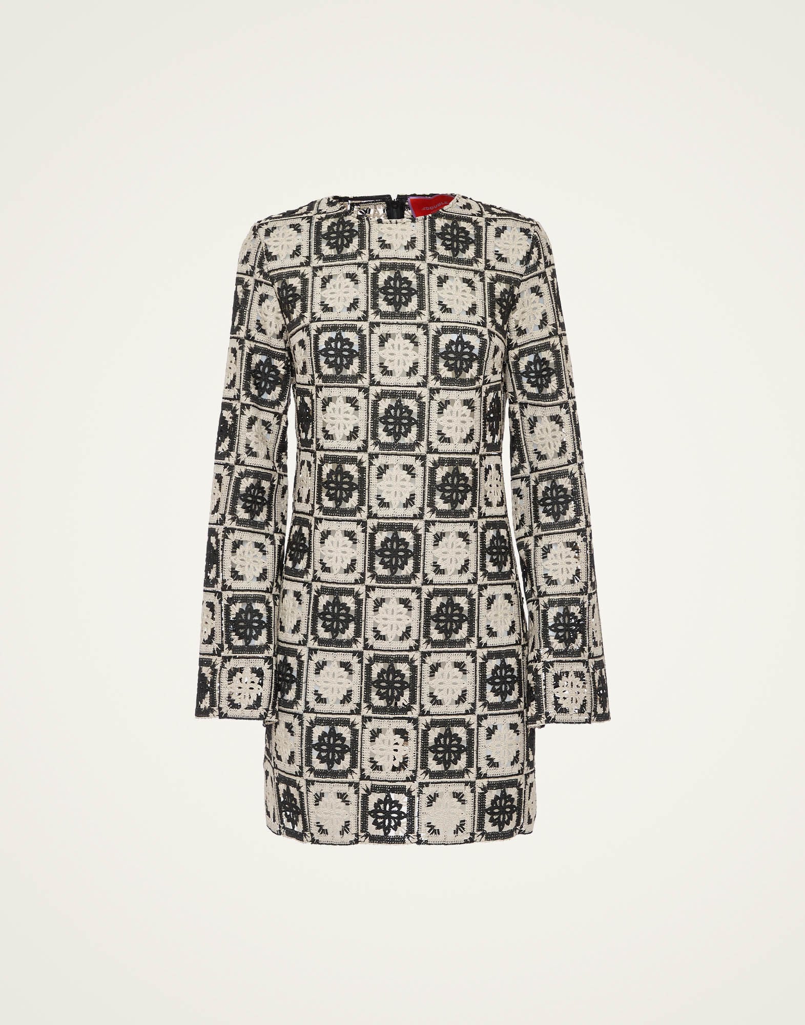 Mini Supreme Swing Dress La DoubleJ: Mini Tiles Black DRE0652JCQ077