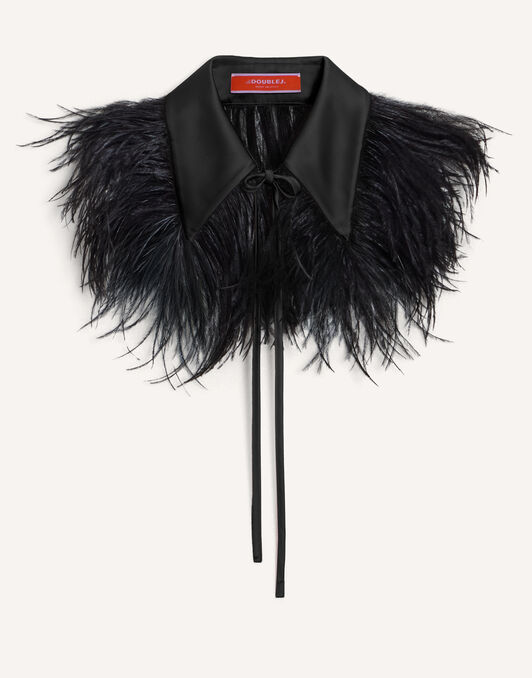 La Scala Collar La DoubleJ: Solid Black La Scala Collar La DoubleJ: Solid Black SCA0101DUC002