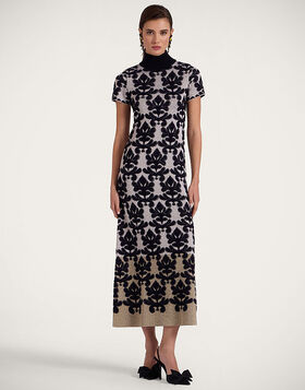 Herald Long Dress La DoubleJ: Herald Silver DRE0822KNI133