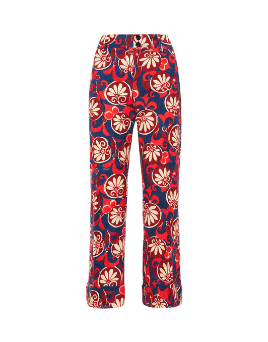 Hendrix Pants La DoubleJ: Moonflower Navy Hendrix Pants La DoubleJ: Moonflower Navy TRO0014COT005