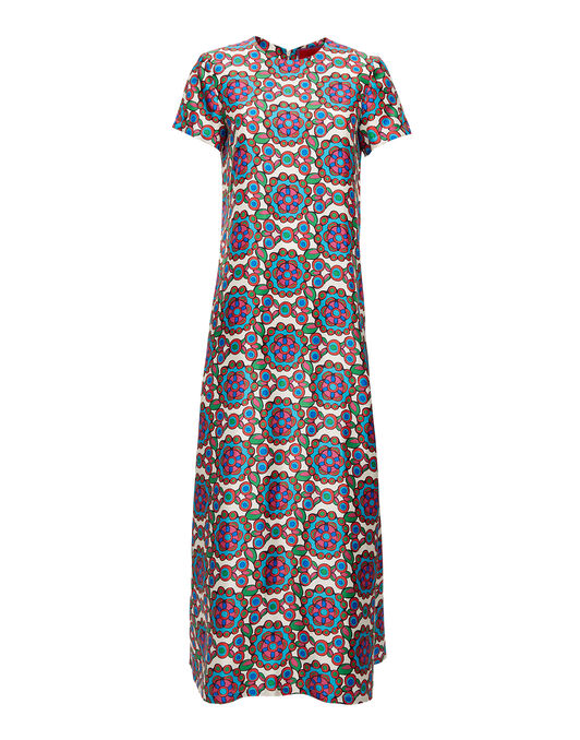 Swing Dress La DoubleJ: Kaleidoscope Swing Dress La DoubleJ: Kaleidoscope DRE0001SIL001