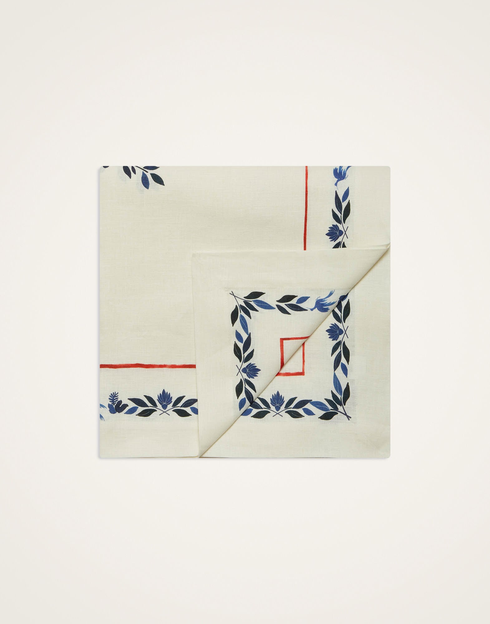 Medium Tablecloth La DoubleJ: Wildbird Placée Blue TBC0017LIN008