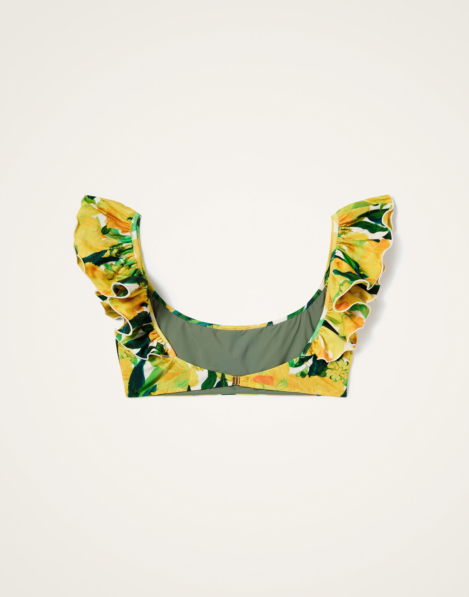 Ruffle Bikini Top La DoubleJ: Zesty Yellow Ruffle Bikini Top La DoubleJ: Zesty Yellow SWI0022LYC001