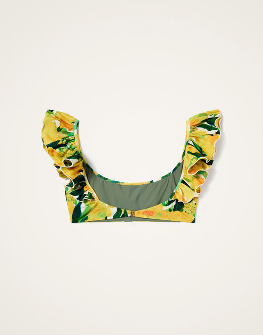 Ruffle Bikini Top La DoubleJ: Zesty Yellow Ruffle Bikini Top La DoubleJ: Zesty Yellow SWI0022LYC001