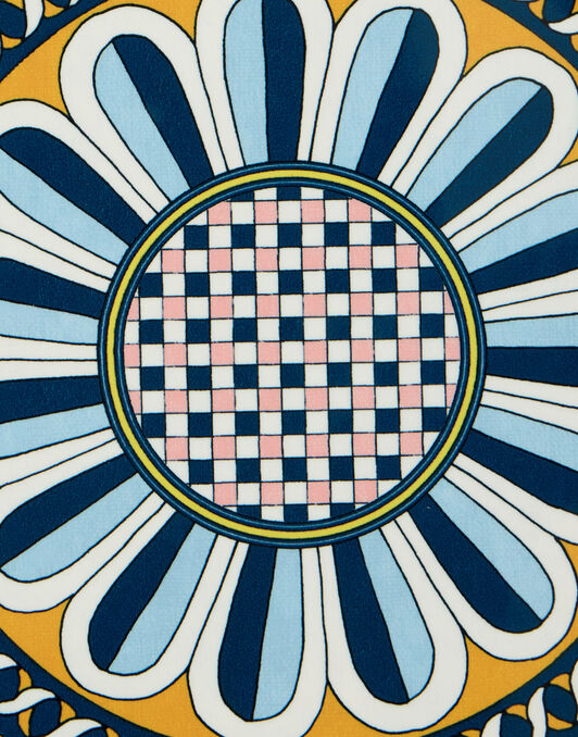 Disk Placemats Set Of 2 La DoubleJ: Napoli Midnight Blue Disk Placemats Set Of 2 La DoubleJ: Napoli Midnight Blue PMT0032CRK001
