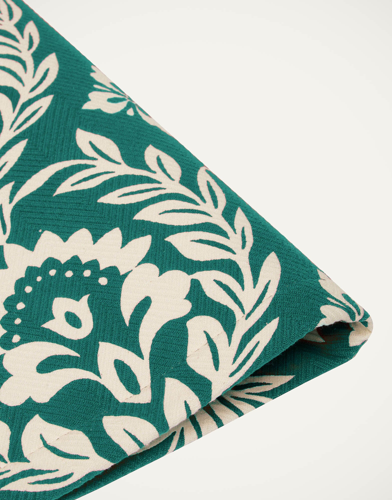 Herringbone Placemat Set of 2 La DoubleJ: Green Garland Herringbone Placemat Set of 2 La DoubleJ: Green Garland TBM0001COT040