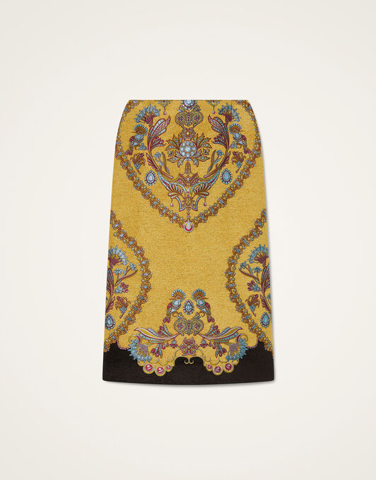 Pencil Skirt La DoubleJ: Gems Placée Yellow Pencil Skirt La DoubleJ: Gems Placée Yellow SKI0011JCQ157