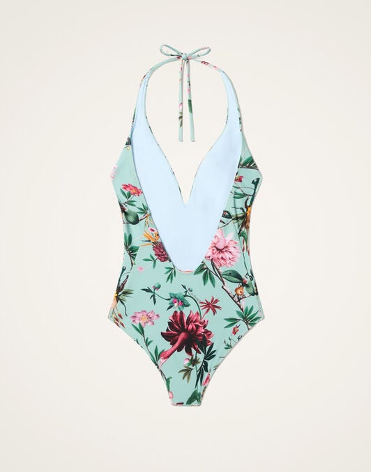 Sexy Swimsuit La DoubleJ: Zooflora Mini Light Blue Sexy Swimsuit La DoubleJ: Zooflora Mini Light Blue SWI0036LYC001