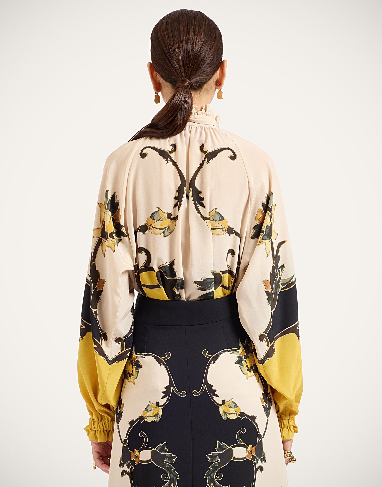 Cerere Blouse La DoubleJ: Buttercup Placée Gold SHI0086CRE001