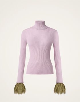High Kick Top La DoubleJ: Solid Lilac High Kick Top La DoubleJ: Solid Lilac PUL0167KNI091