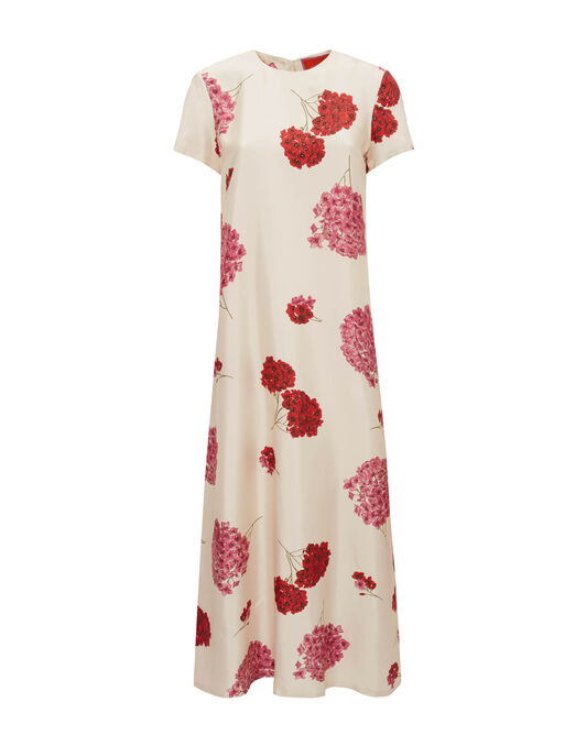 Swing Dress La DoubleJ: Ortensia White Swing Dress La DoubleJ: Ortensia White DRE0001SIL001