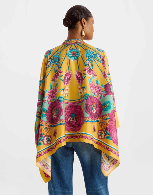 Foulard Shirt La DoubleJ: Zodiac Placée Marigold Foulard Shirt La DoubleJ: Zodiac Placée Marigold SHI0167LAC008