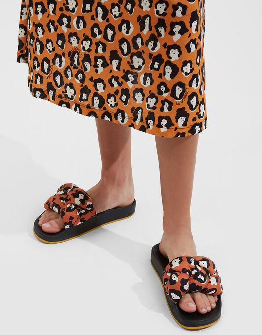Treccia Slides La DoubleJ: Lady Leopard Treccia Slides La DoubleJ: Lady Leopard ed27_look_16