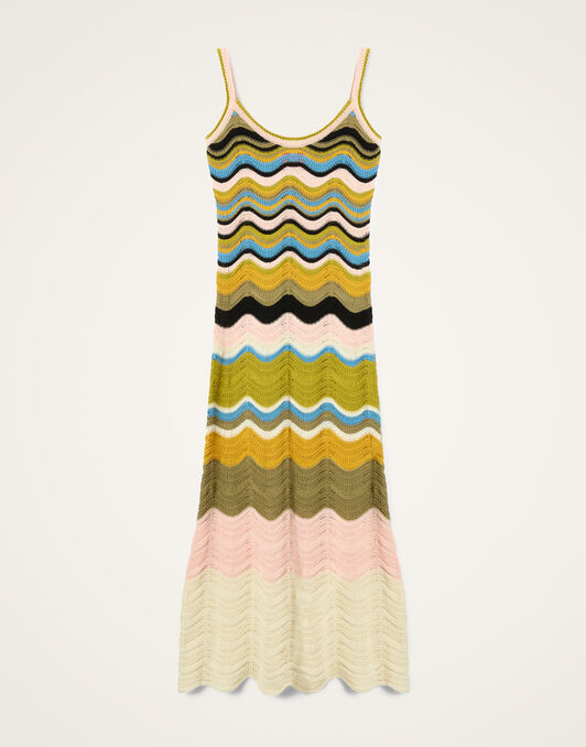 Chevron Sundress La DoubleJ: Multicolor Geen & Pink Chevron Sundress La DoubleJ: Multicolor Geen & Pink DRE0916KNI158