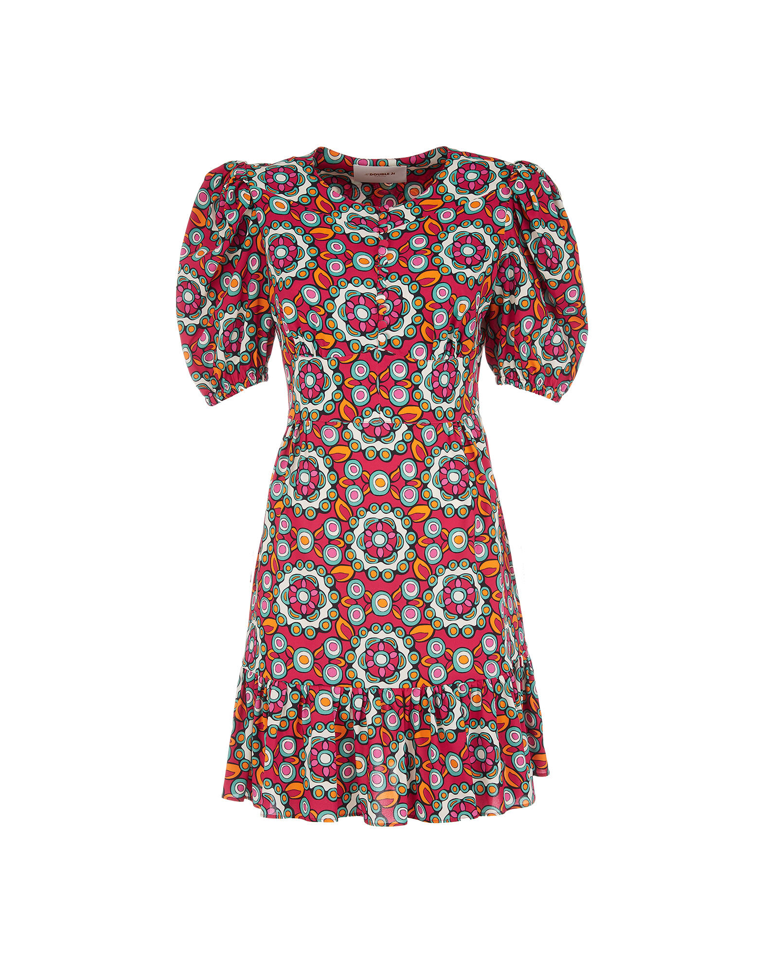 Coquette Dress LaDoubleJ: Kaleidoscope Fuxia DRE0249VIS001