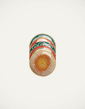 Mini Plates Set Of 5 La DoubleJ: Cortile Mix DIS0082CER001