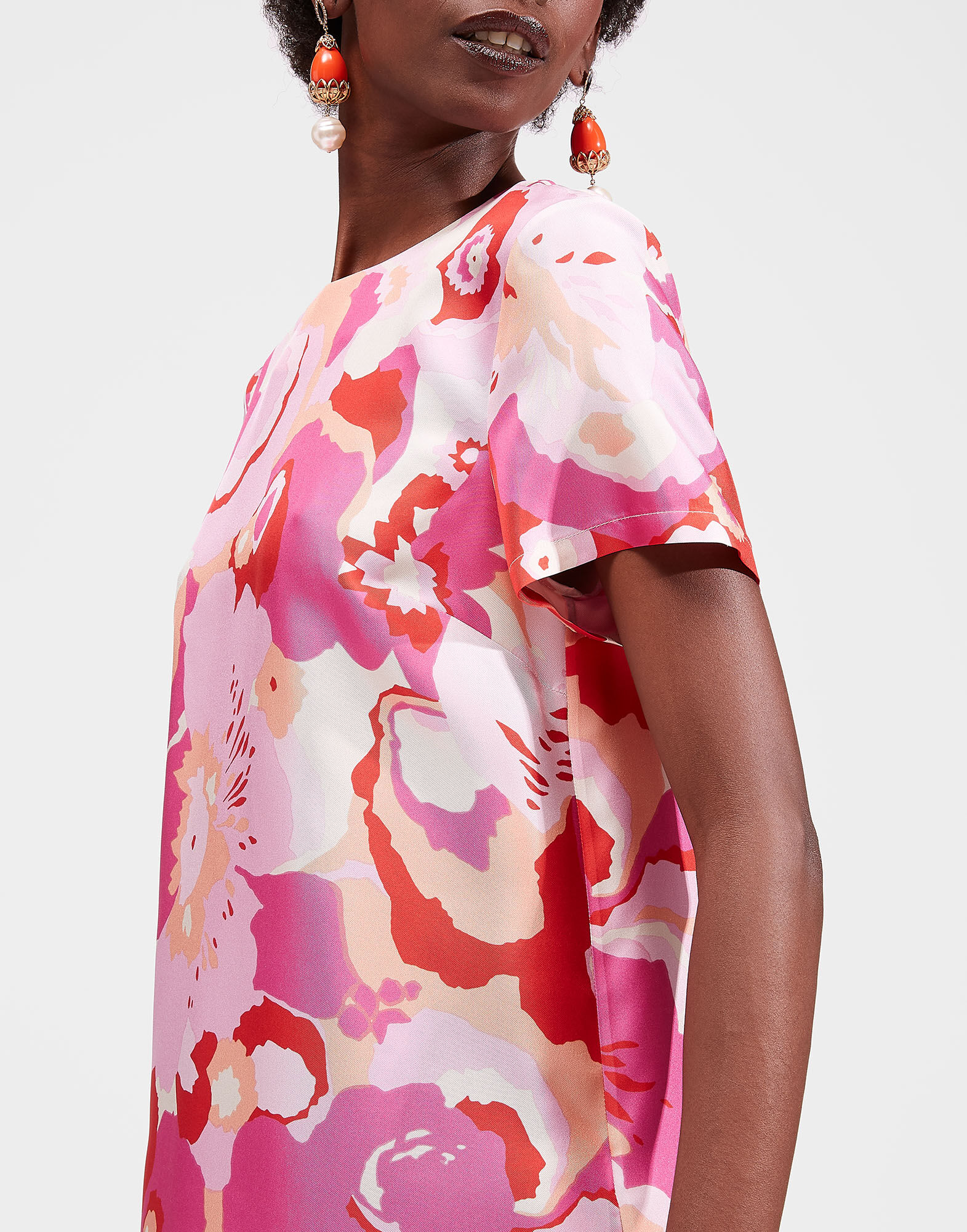 Mini Swing Dress La DoubleJ: Peonia Rosa Mini Swing Dress La DoubleJ: Peonia Rosa DRE0963SIL006