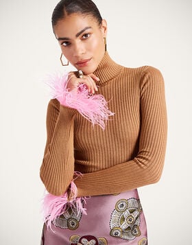 High Kick Top La DoubleJ: Camel PUL0167KNI100