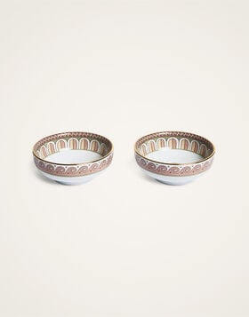 Snack Bowl Set Of 2 La DoubleJ: Napoli Dusty Pink BWT0004CER001