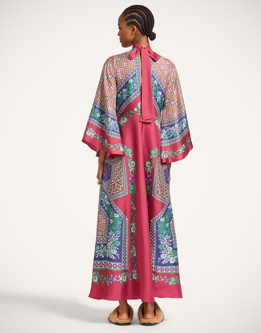 Magnifico Dress La DoubleJ: Regalia Placée Red DRE0232SIL006