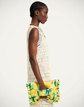 Hand Pochette La DoubleJ: Zesty Yellow BAG0059COT005