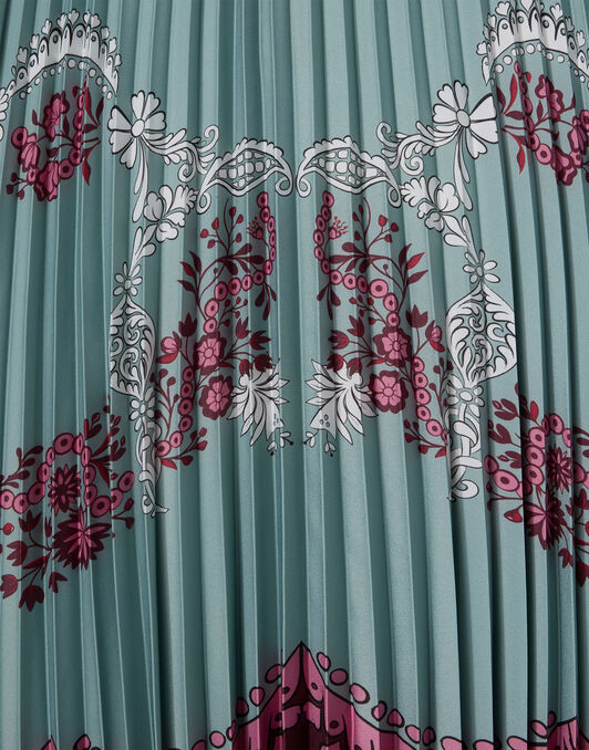 Accordion Skirt La DoubleJ: Wispy Placée Light Blue Accordion Skirt La DoubleJ: Wispy Placée Light Blue SKI0183CHF007