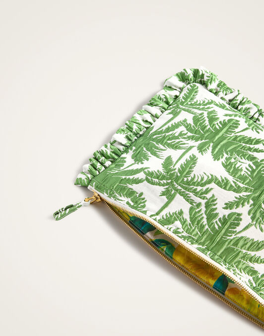 Hand Pochette La DoubleJ: Tropicana White BAG0059JCQ112