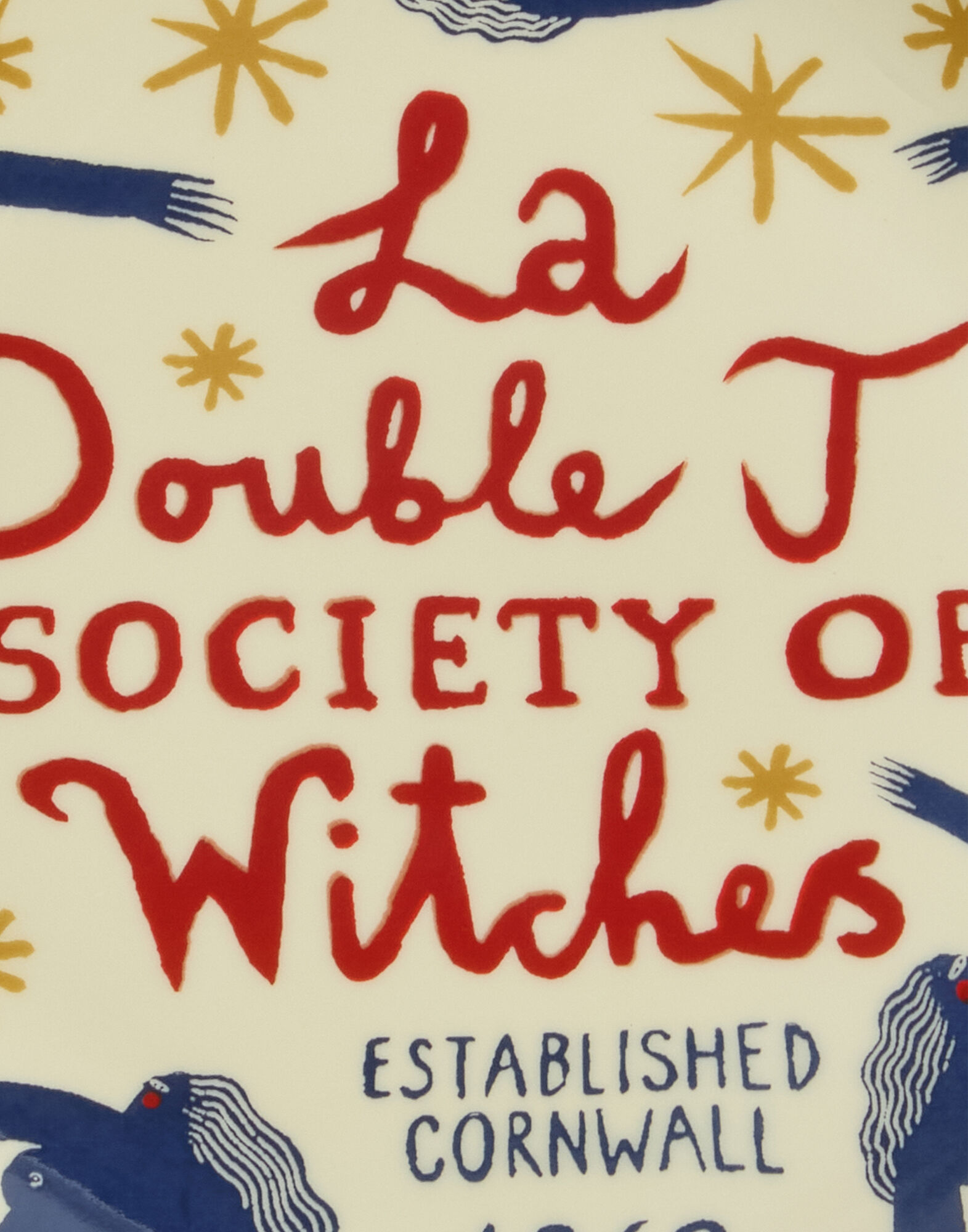 Mini Plate La DoubleJ: Society of Witches Ivory Mini Plate La DoubleJ: Society of Witches Ivory SID0013CER001