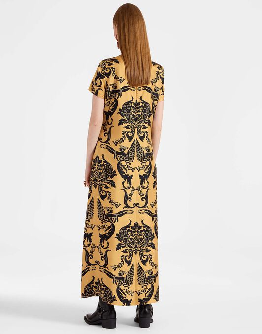 Swing Dress La DoubleJ: Cherubs Gold DRE0001SIL001