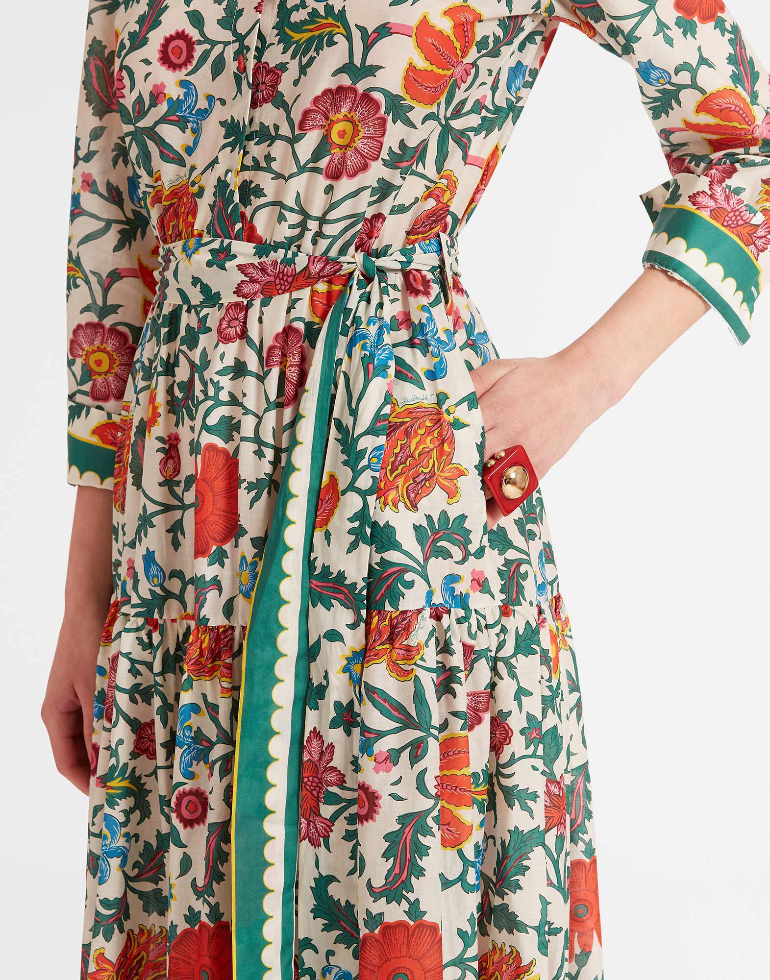 Bellini Dress La DoubleJ: Dragonflower Mini Multicolor Bellini Dress La DoubleJ: Dragonflower Mini Multicolor DRE0016COT003