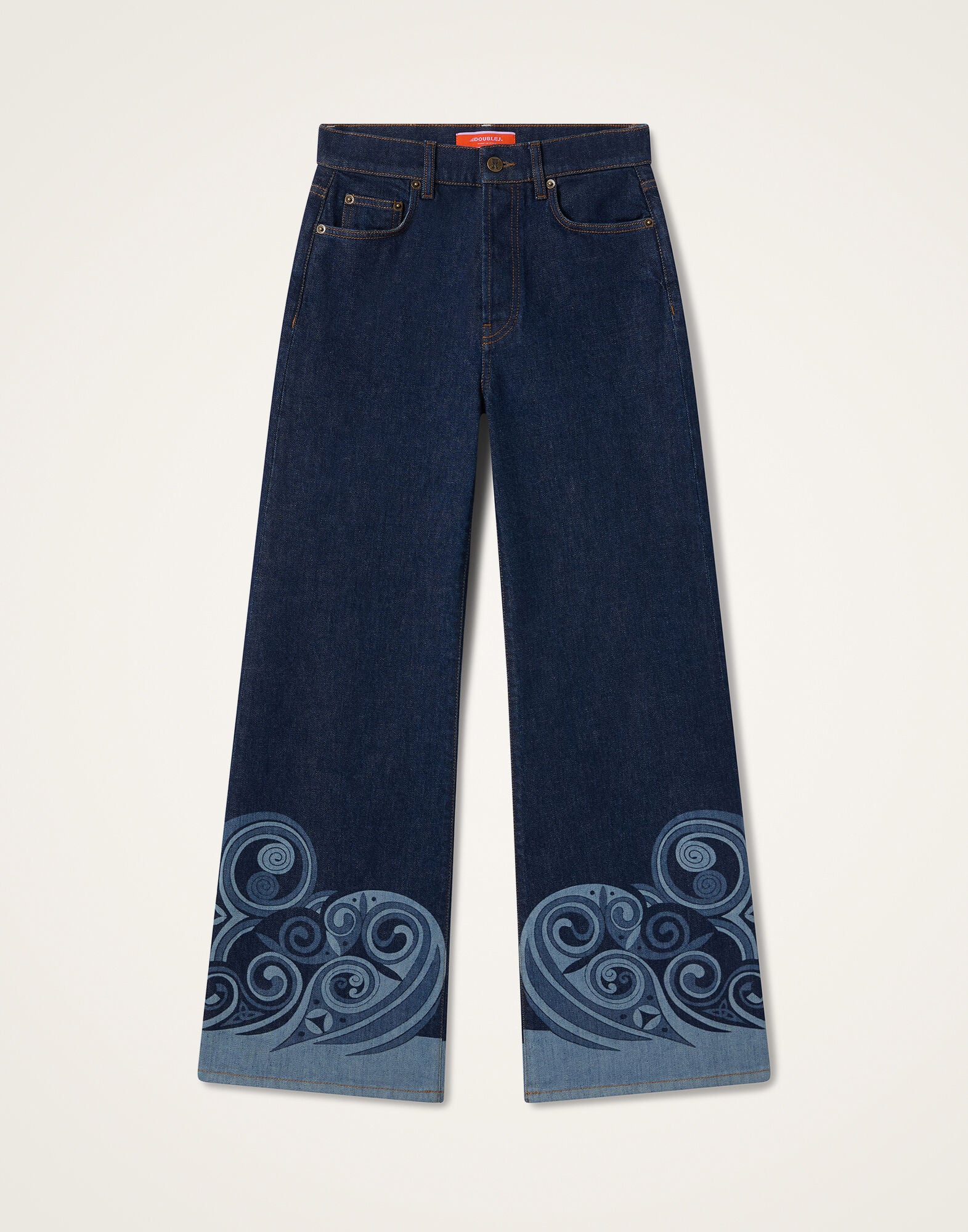 The Cropped Flare Jean La DoubleJ: Kells Placée Indigo The Cropped Flare Jean La DoubleJ: Kells Placée Indigo TRO0202DEN015