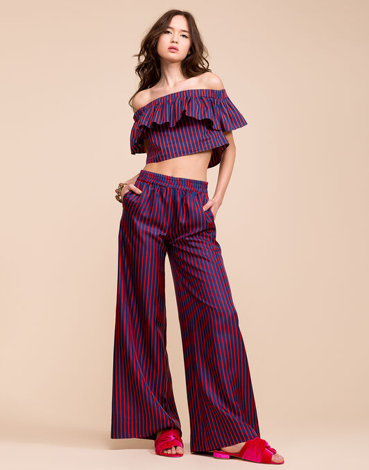 Palazzo Pants La DoubleJ: Riviera Palazzo Pants LaDoubleJ: Riviera TRO0003SIL001