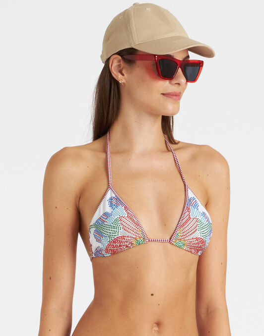 Bikini Top La DoubleJ: Grenadilla Placée Off White Bikini Top La DoubleJ: Grenadilla Placée Off White SWI0032LYC003