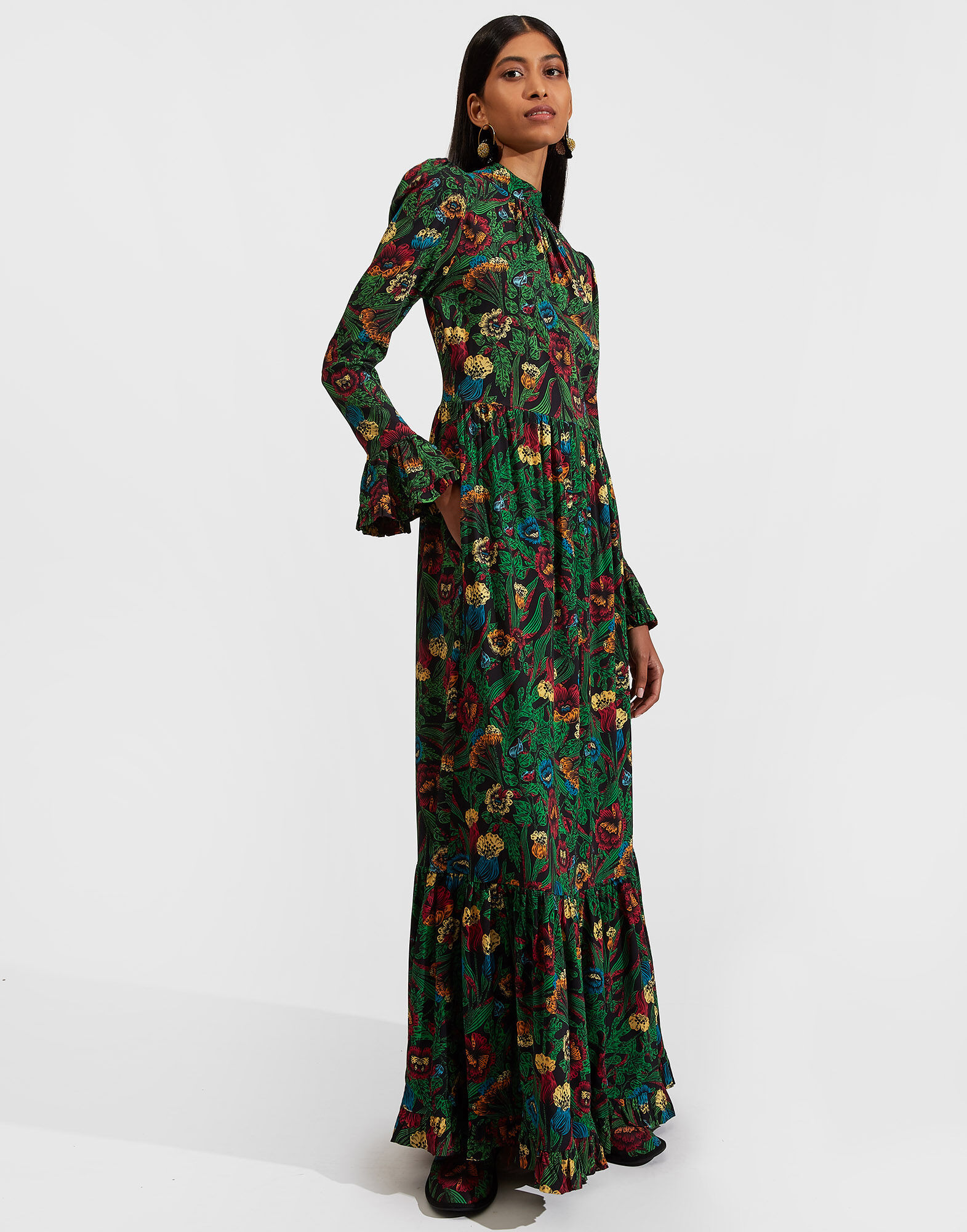 Visconti Dress La DoubleJ: Night Garden DRE0041VIS001