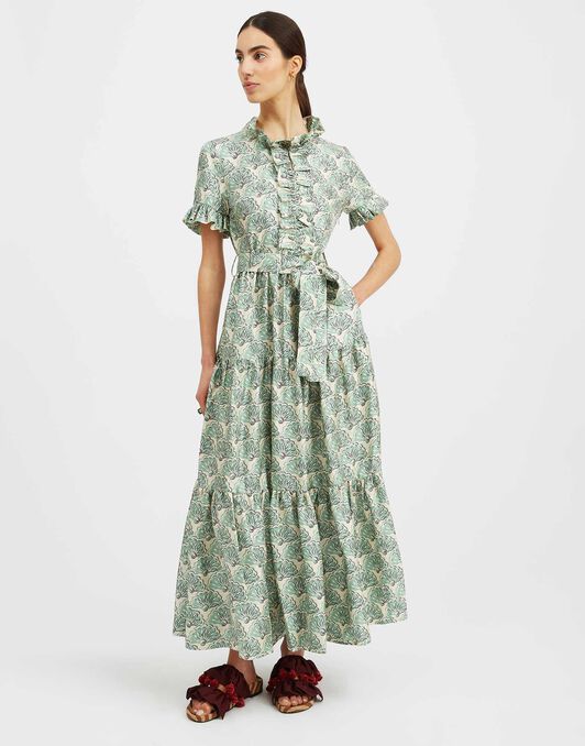 Long And Sassy Dress La DoubleJ: Fans Mint Long And Sassy Dress La DoubleJ: Fans Mint DRE0017SIL001