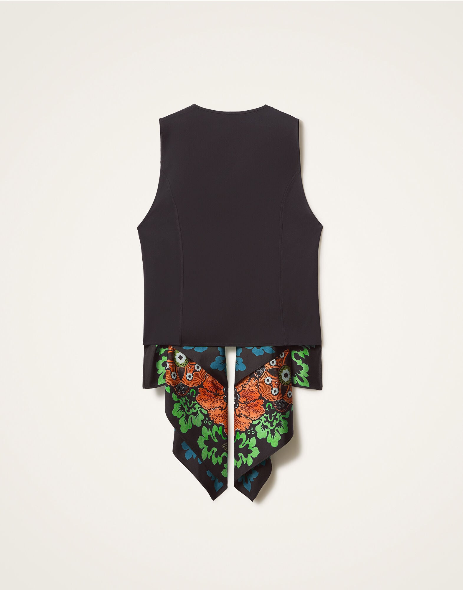 Scarf Gilet La DoubleJ: Bounty Placée Red SCA0081SIL006