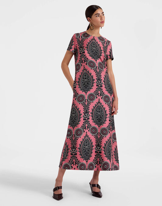 Swing Dress La DoubleJ: Oltrarno Pink Swing Dress La DoubleJ: Oltrarno Pink DRE0001SIL001