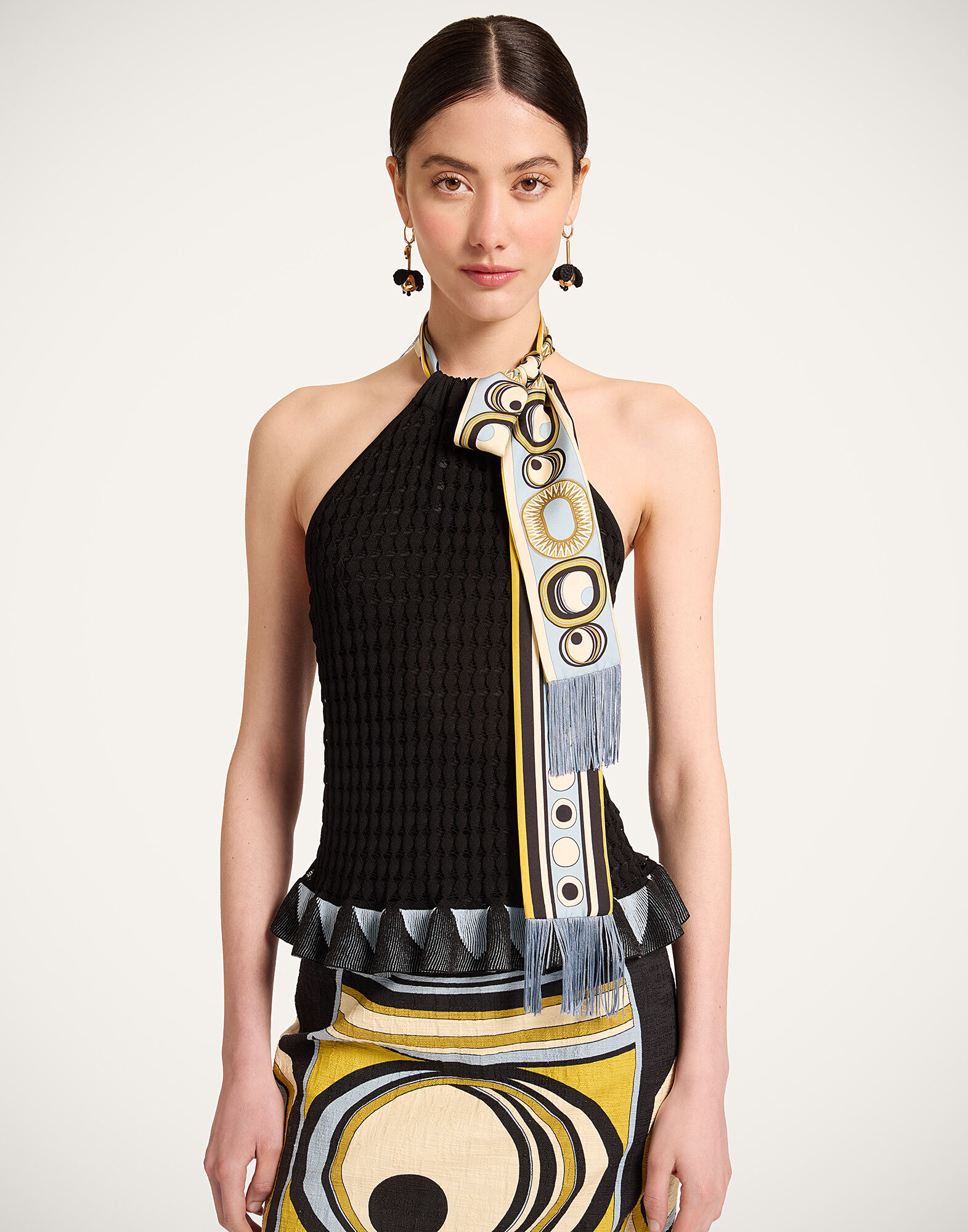Fiocchetto Top La DoubleJ: Solid Black Fiocchetto Top La DoubleJ: Solid Black PUL0376KNI211