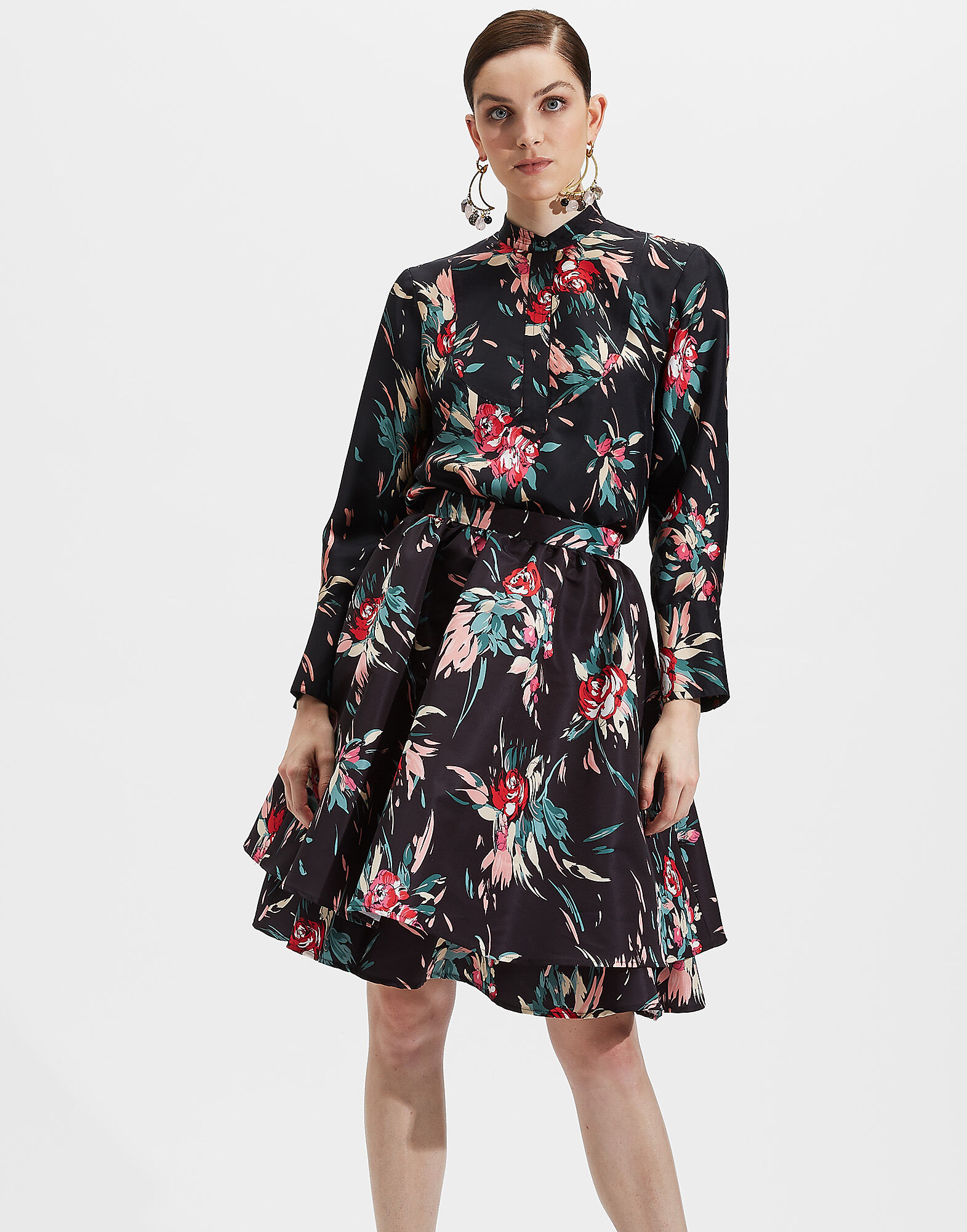 Portofino Shirt La DoubleJ: Breezy Nero Portofino Shirt LaDoubleJ: Breezy Nero SHI0046SIL001