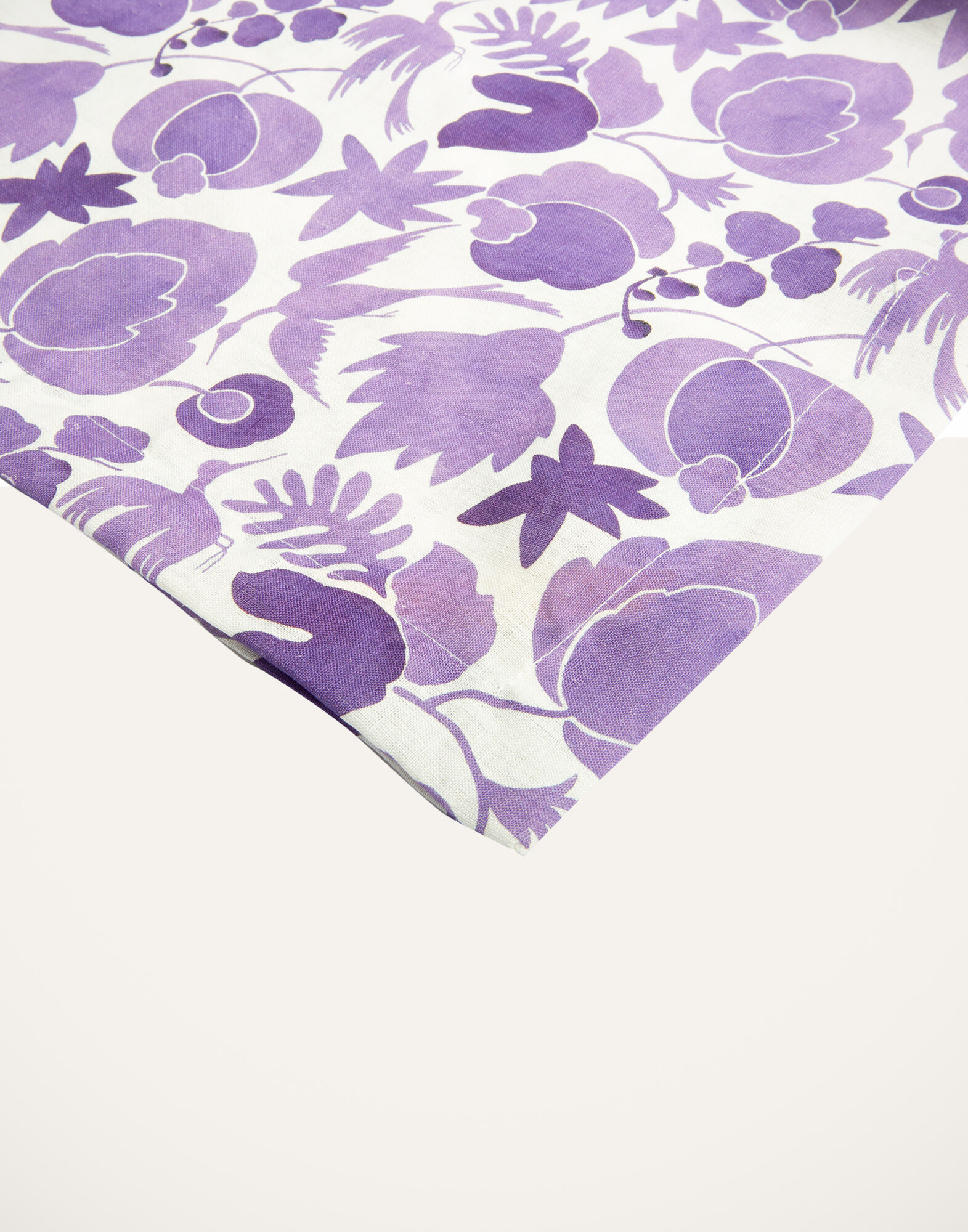 Small Tablecloth La DoubleJ: Wildbird Viola TBC0001LIN001