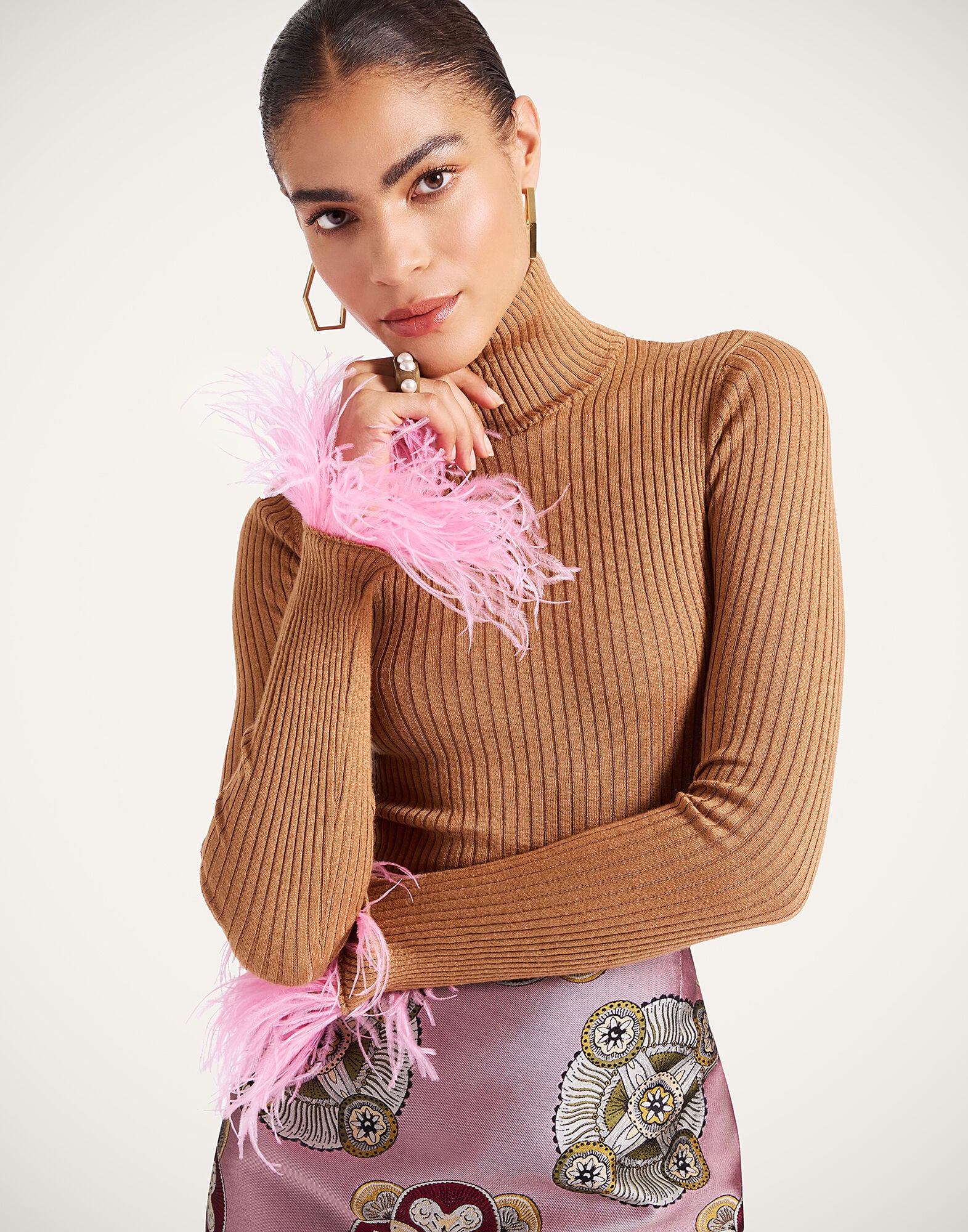 High Kick Top La DoubleJ: Camel High Kick Top La DoubleJ: Camel PUL0167KNI100