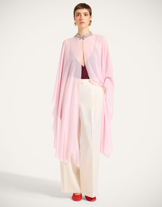 Maria Cape La DoubleJ: Solid Pink SCA0092SIL014