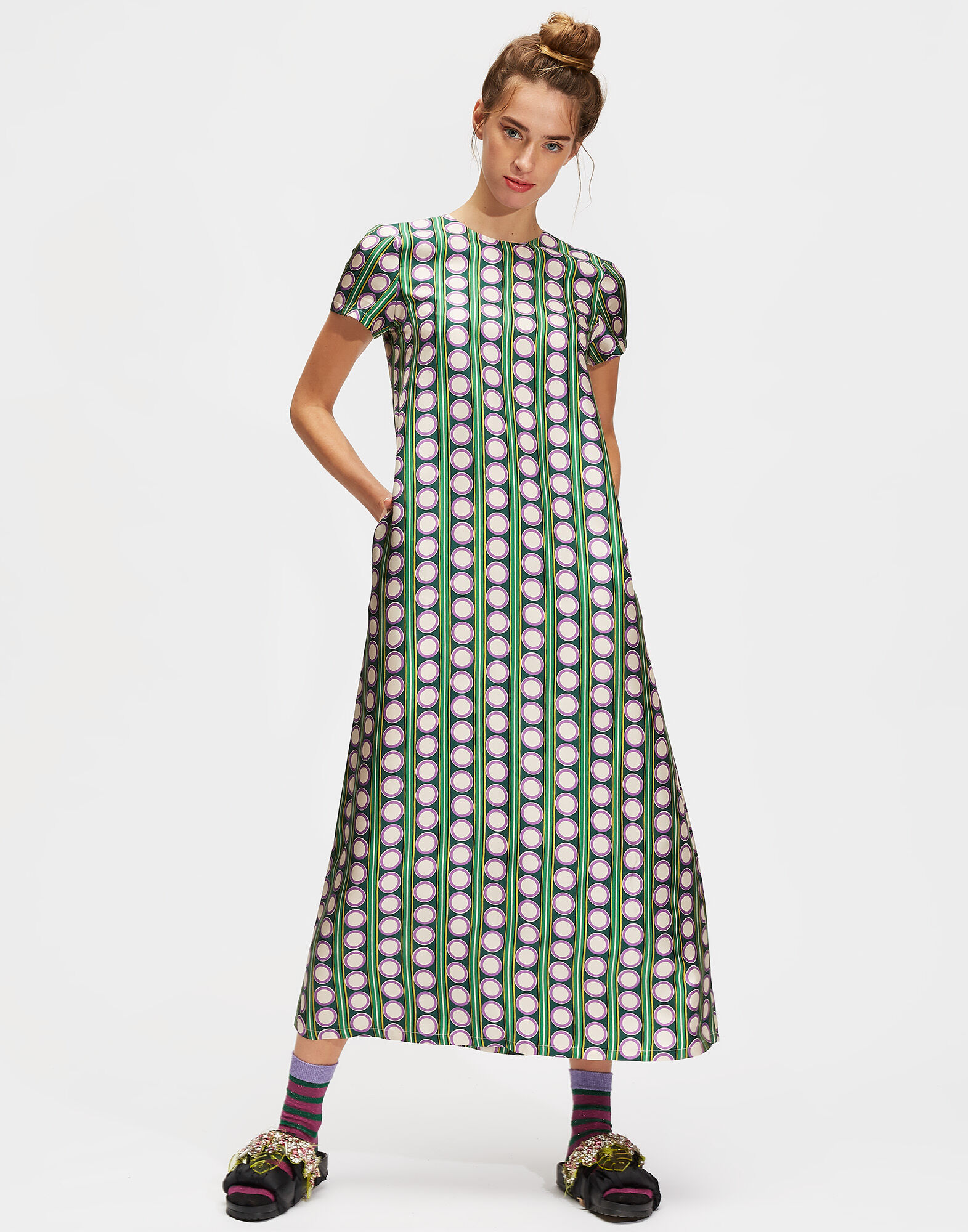 Swing Dress La DoubleJ: Connect4 Swing Dress LaDoubleJ: Connect4 DRE0001SIL001