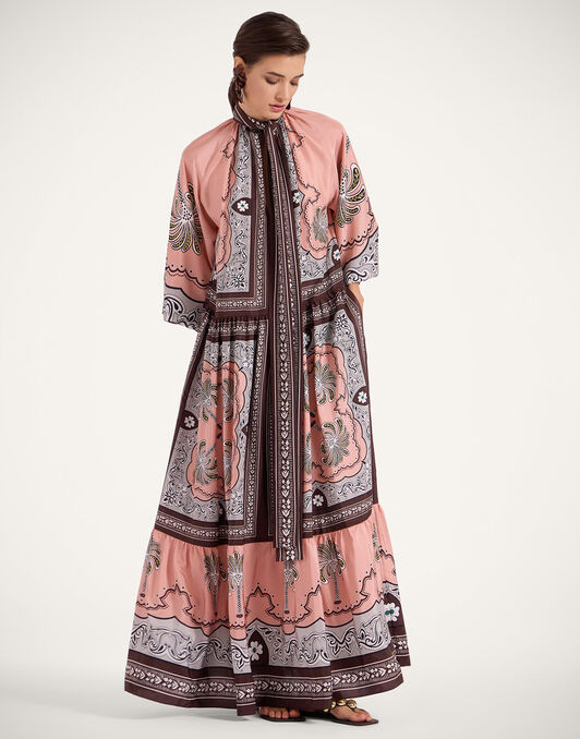 Athena Dress La DoubleJ: Mirage Placée Pink Athena Dress La DoubleJ: Mirage Placée Pink DRE0618SIL009
