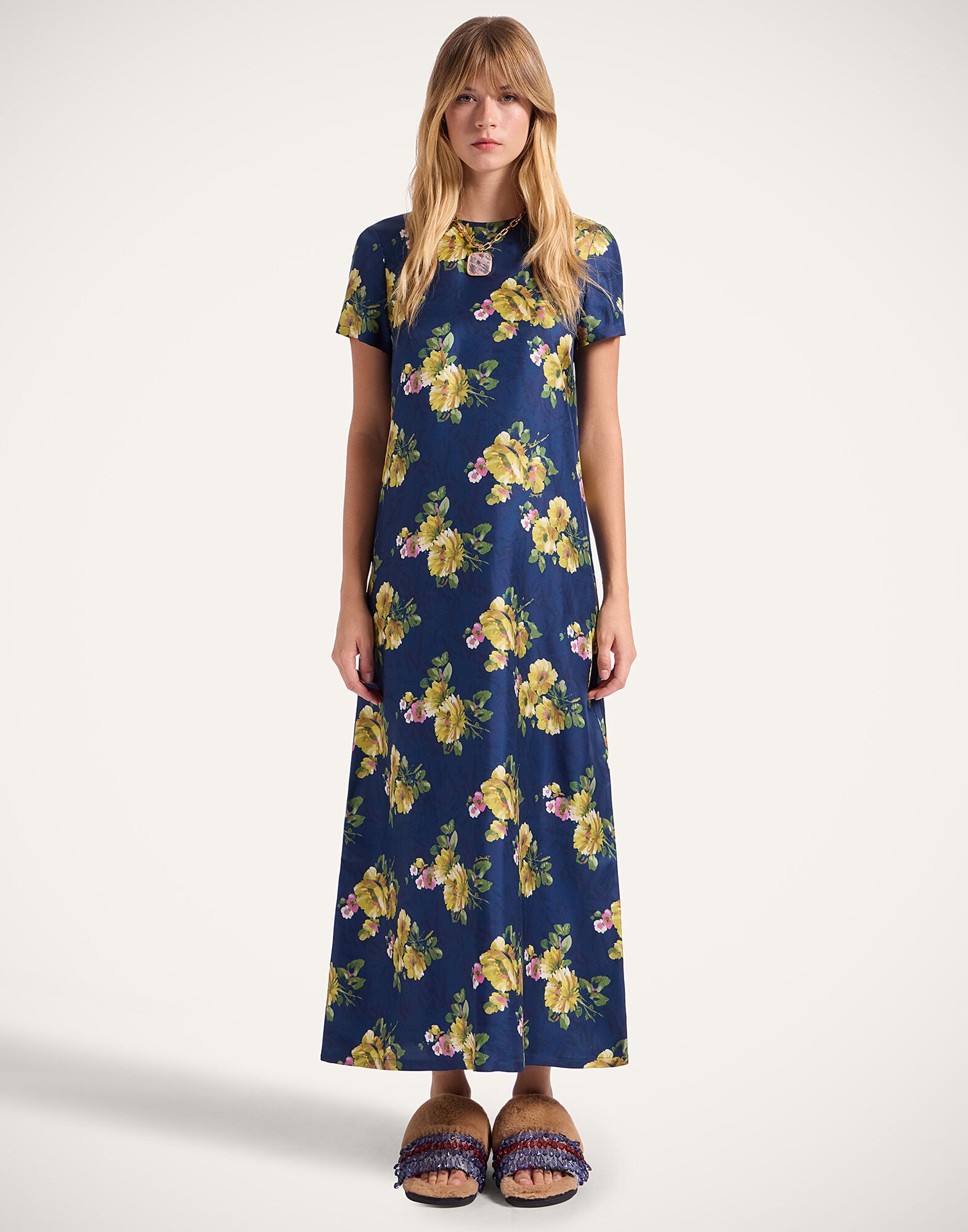 Swing Dress La DoubleJ: Riptide Midnight Blue DRE0001SIL001
